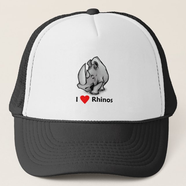 Boné Eu amo Rhinos (Frente)