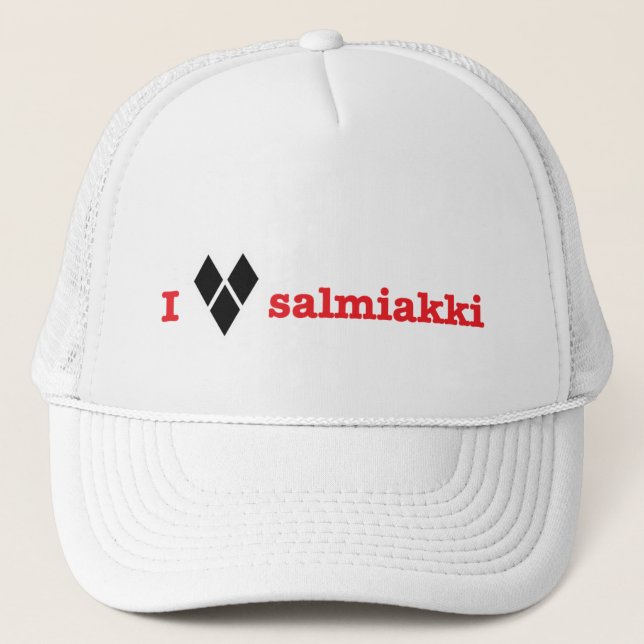Boné Eu amo salmiakki (Frente)
