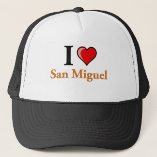Boné Eu amo San Miguel