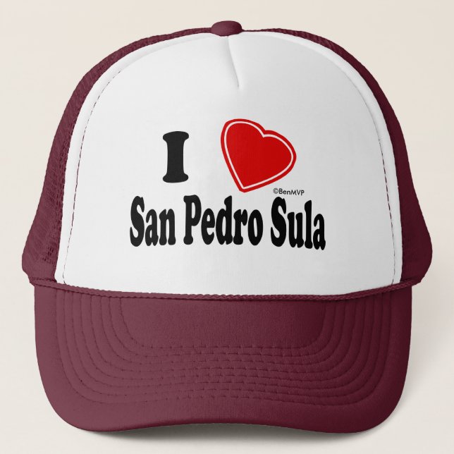 Boné Eu amo San Pedro Sula (Frente)