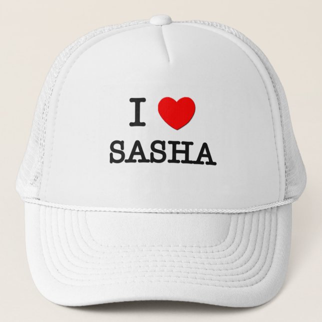 Boné Eu amo Sasha (Frente)