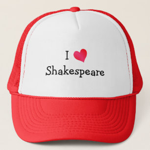 Boné Eu amo Shakespeare