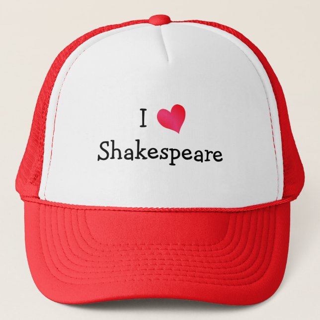 Boné Eu Amo Shakespeare (Frente)