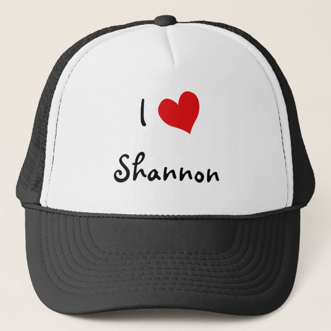 Boné Eu Amo Shannon (Frente)