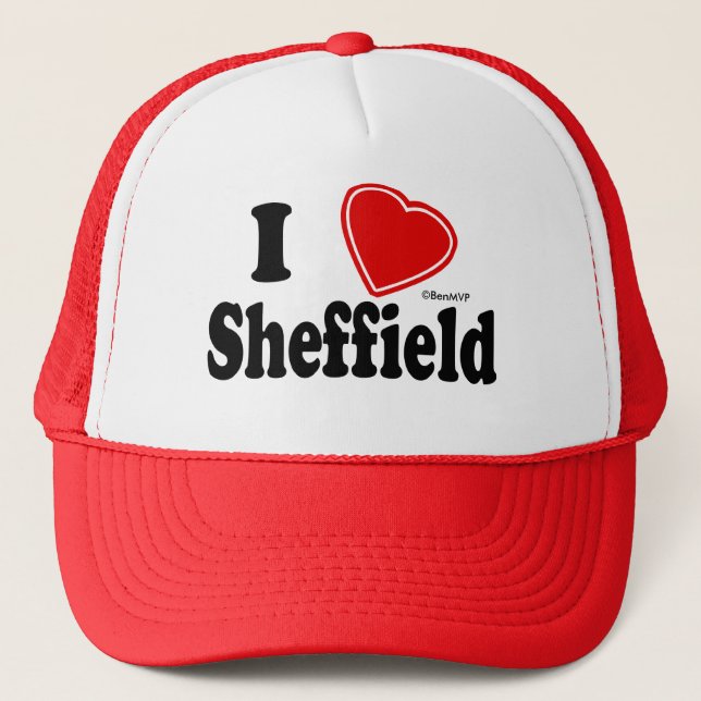 Boné Eu amo Sheffield (Frente)