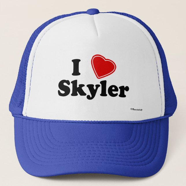 Boné Eu amo Skyler (Frente)