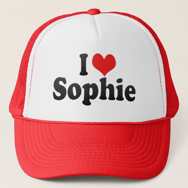 Boné Eu amo Sophie (Frente)