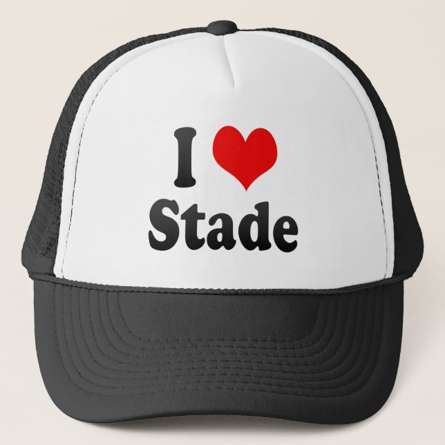 Boné Eu amo Stade, Alemanha. Ich Liebe Stade, Alemanha (Frente)