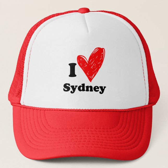 Boné Eu amo Sydney (Frente)