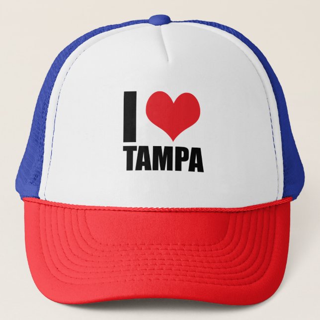 Boné Eu amo Tampa (Frente)