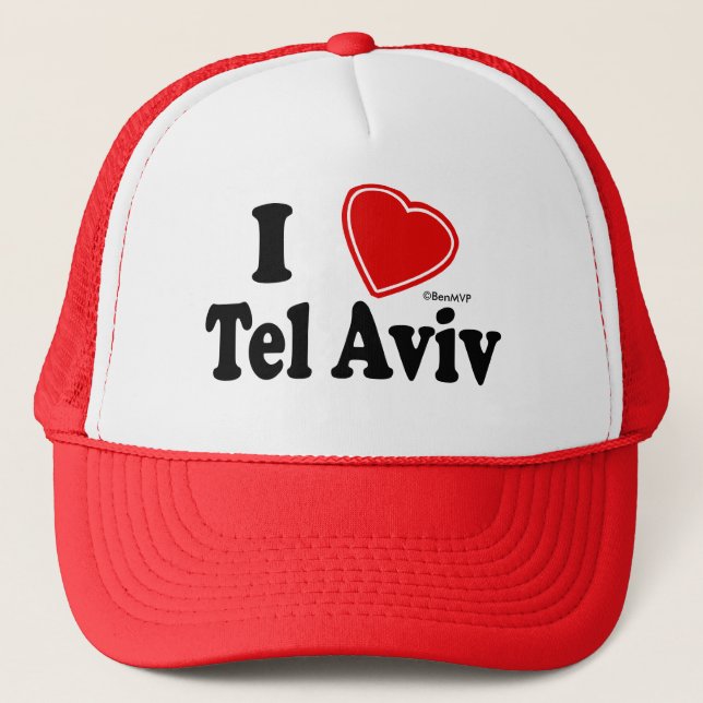 Boné Eu amo Tel Aviv (Frente)