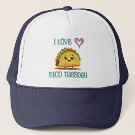 Boné Eu Amo Terça-Feira de Taco