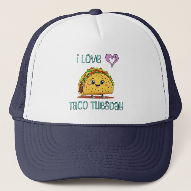 Boné Eu Amo Terça-Feira de Taco (Frente)