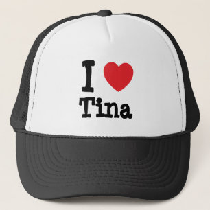 Boné Eu amo Tina Heart-Shirt