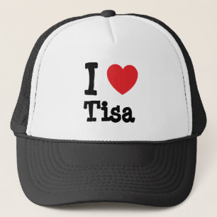 Boné Eu amo Tisa Heart Shirt