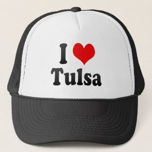 Boné Eu amo Tulsa, os Estados Unidos