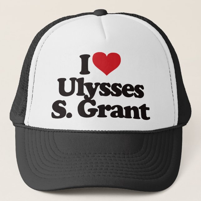 Boné Eu amo Ulysses S Grant (Frente)