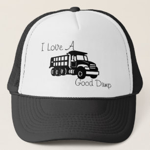 Boné Eu amo um bom chapéu da descarga