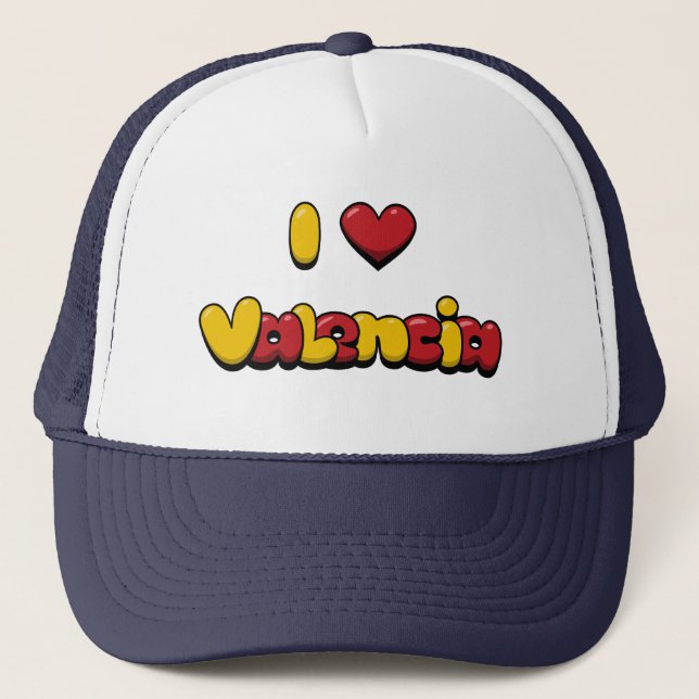 Boné Eu Amo Valencia (Frente)
