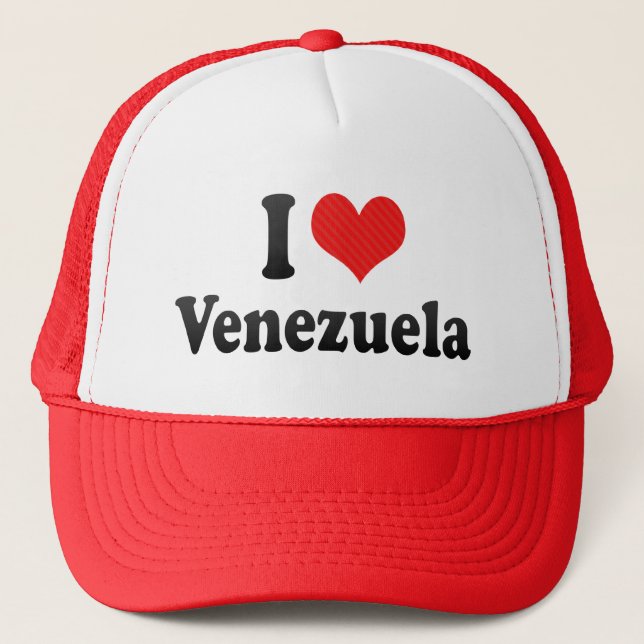 Boné Eu amo Venezuela (Frente)
