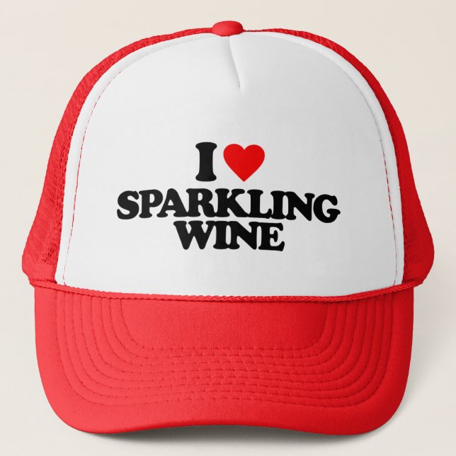 BONÉ EU AMO VINHO ESPUMANTE (Frente)