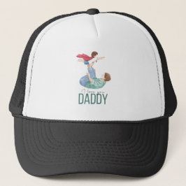 Boné Eu Amo Você Papai Super-herói Pai e Filho Caminhon