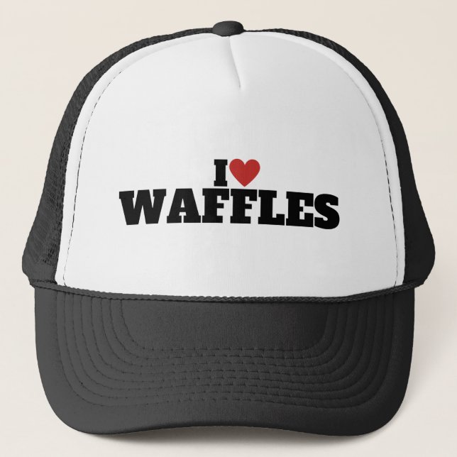 Boné Eu Amo Waffles (Frente)