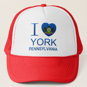 Boné Eu amo York, PA