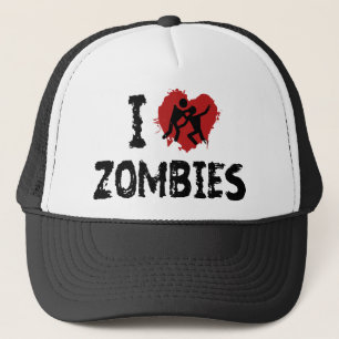 Boné Eu Amo Zombies
