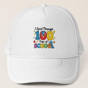 Boné Eu Atravessei 100 Dias de Escola Gamer