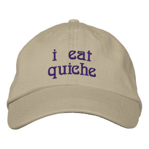 Boné Eu como a quiche