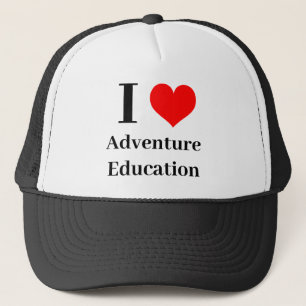 Boné Eu coração Educação de Aventura