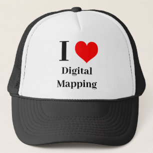 Boné Eu coração Mapeamento Digital
