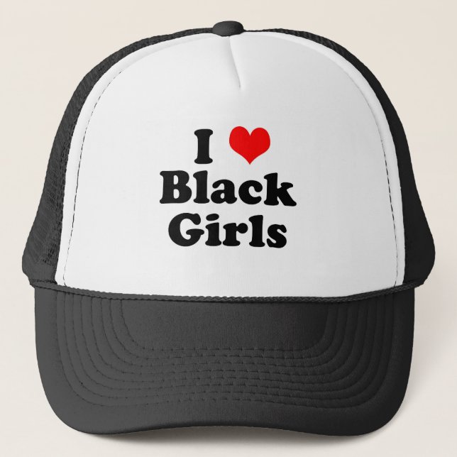 Boné Eu Corto Meninas Negras (Frente)