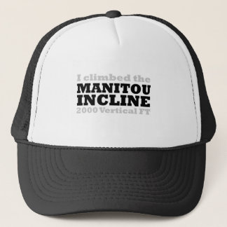 Boné Eu escalei o declive de Manitou