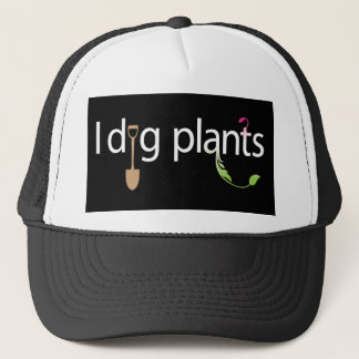 Boné Eu escavo plantas