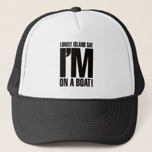 Boné Eu estou em um barco