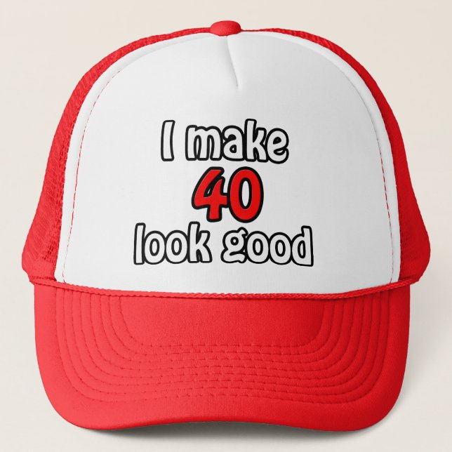 Boné Eu faço 40 ficar bem (Frente)