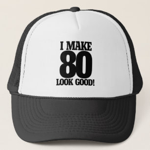 Boné Eu faço 80 ficar bem