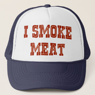 Boné Eu fumo a carne
