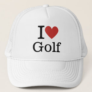 Boné Eu ❤️ Golfe para Funcionários Compres de Golfe CLI