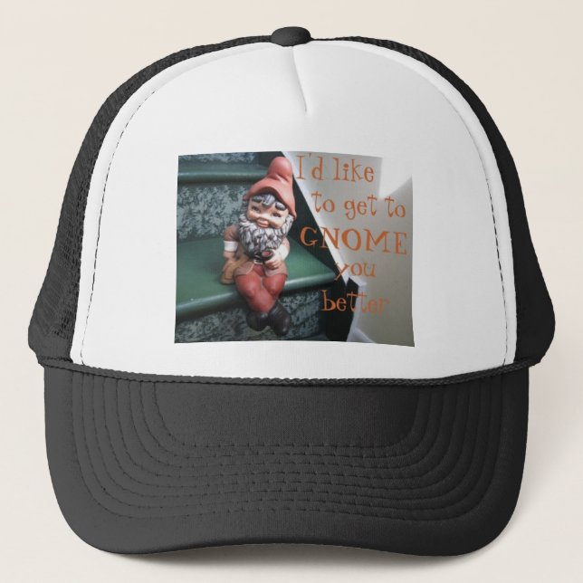 Boné Eu gostaria de ir ao GNOME, melhor chapéu. (Frente)