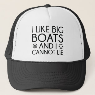 Boné Eu Gosto de Barcos Grandes