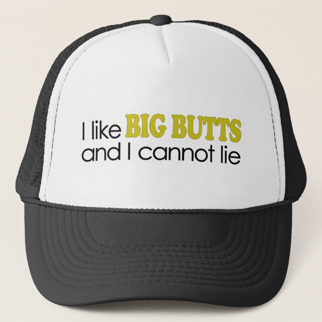 Boné Eu gosto de bumbuns grandes (Frente)