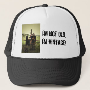 Boné Eu não sou idoso, mim sou vintage!