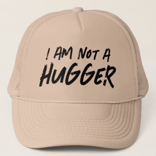BONÉ EU NÃO SOU UM ABRAÇADOR SLOGAN ENGRAÇADO