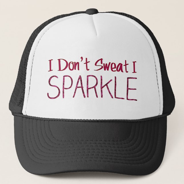 Boné Eu não suo I Sparkle (Frente)