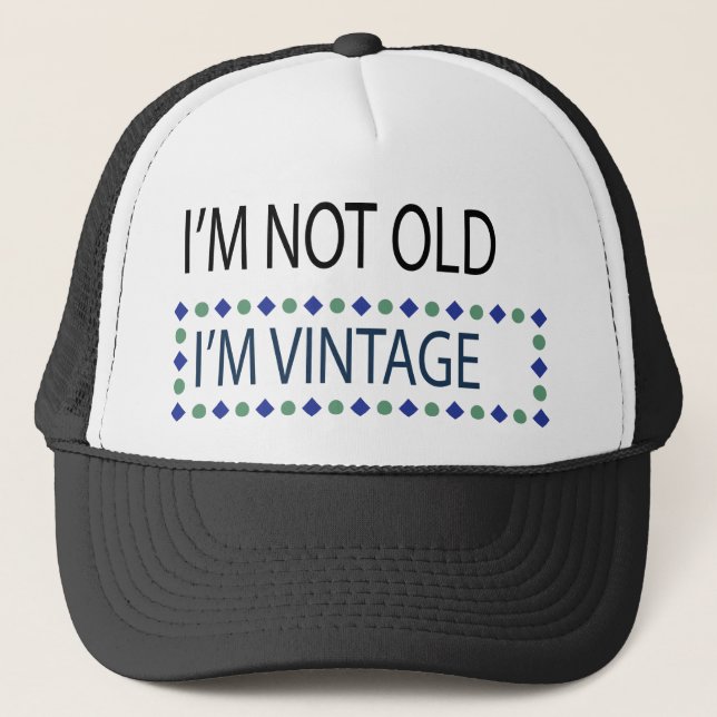 BONÉ EU NÃO TENHO VINTAGEM (Frente)