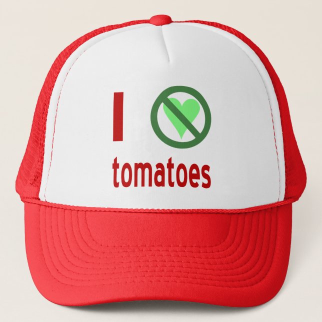 Boné Eu Odeio Tomates (Frente)