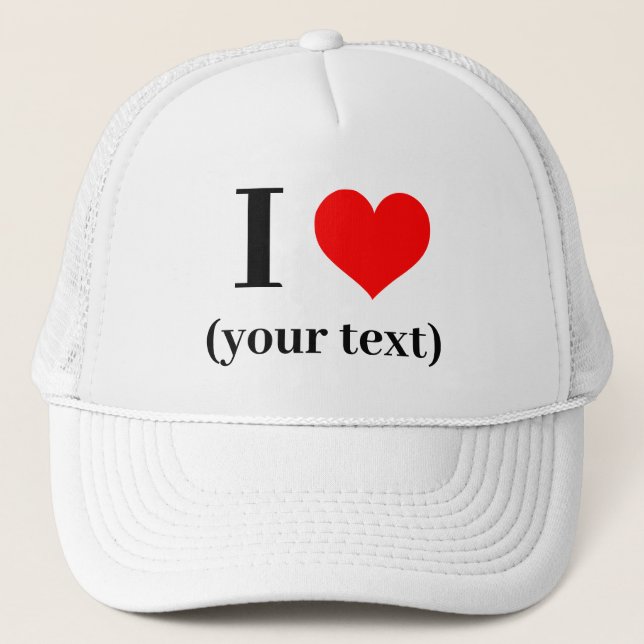 Boné EU OUVI! Trucker Hat - Branco - Personalizar (Frente)